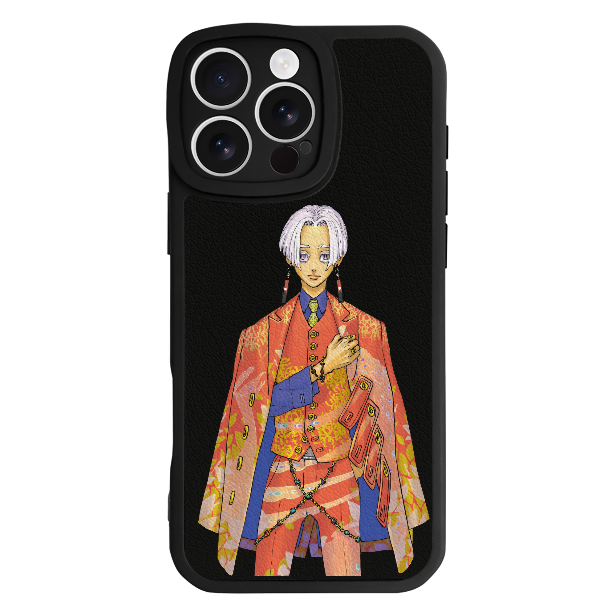 （画像用） 東京リベンジャーズ Tokyo Revengers 【iPhone 16シリーズ対応】シリコンスマホケース（レザー調） 材質：シリコン